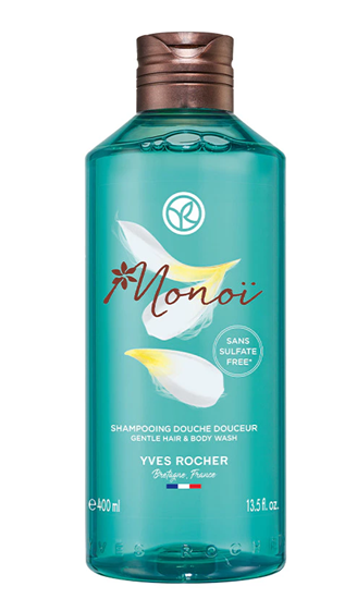  Sữa tắm gội dịu nhẹ 2 trong 1 hương hoa Tiaré Yves Rocher Monoi 400ml 