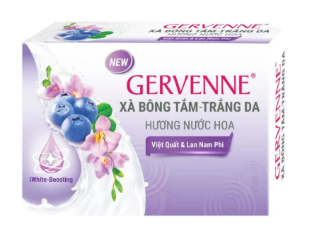  Xà bông Gervenne hương việt quất và lan nam phi 90g 