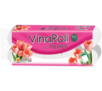  Giấy vệ sinh VinaRoll by PREMIER Eco Không Lõi 10 Cuộn 
