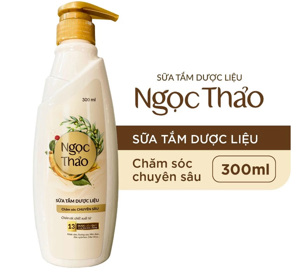  Sữa tắm dược liệu Ngọc Thảo chăm sóc chuyên sâu 300ml 