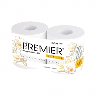  Giấy vệ sinh PREMIER Deluxe Đóng Cặp 2 Lớp 