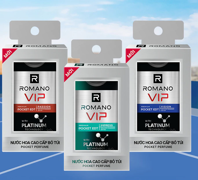 Nước hoa bỏ túi cao cấp Romano VIP 18ml 