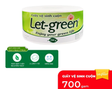  Giấy Vệ Sinh Cuộn Lớn 700G LET-GREEN 10*20cm Bột Giấy Nguyên Thủy, An Toàn, Mềm Mại 