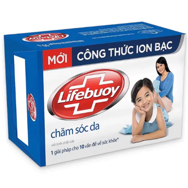  Xà Phòng Lifebuoy - Bảo Vệ Vượt Trội/ Sữa Dưỡng Ẩm/ Bạc Hà Mát Lạnh/ Khổ Qua 90g 