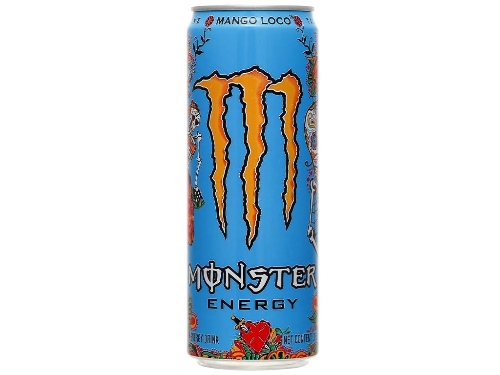  Nước Tăng Lực Giải Khát Monster Energy Mango Loco 355ml/Lon 