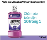  Nước súc miệng chăm sóc toàn diện Listerine Total Care Mouthwash 750ml 
