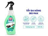  Xịt Tẩy Đa Năng 365 Max 570ml Hương Bạc Hà - Sạch dầu mỡ bếp, sáng bóng inox, sạch bóng các bề mặt 