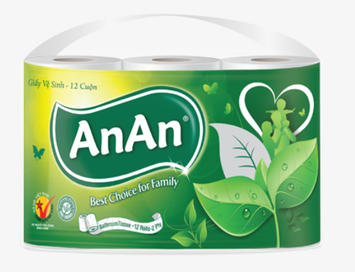  Giấy Lụa Cuộn Anan 2 lớp 12 Cuộn 