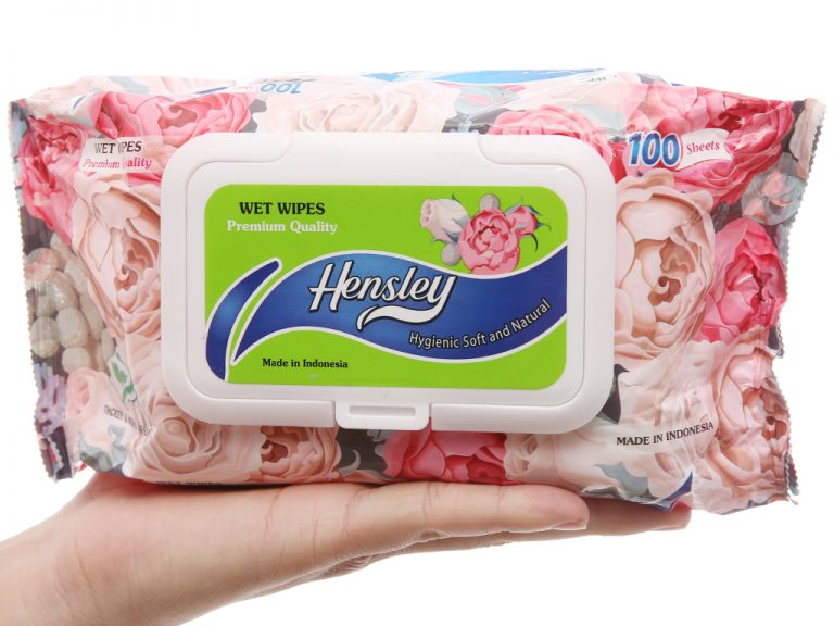  Khăn ướt cao cấp Hensley 100 tờ 