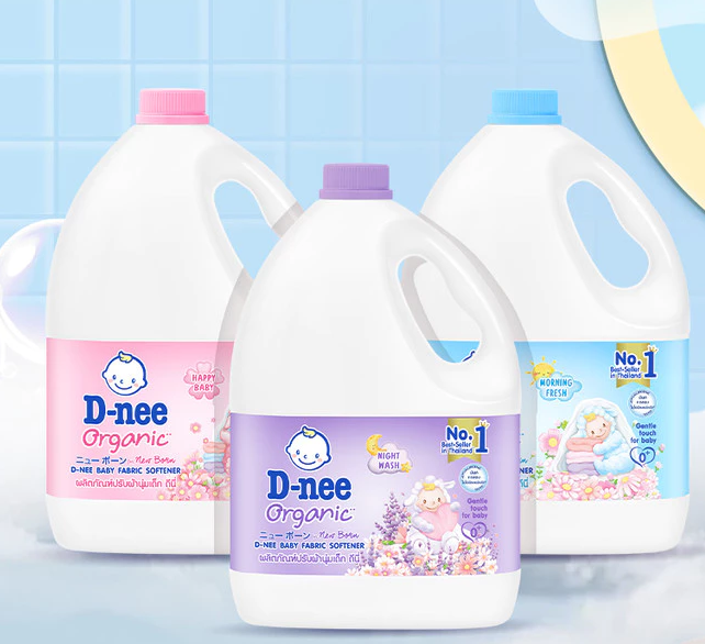  Nước xả vải D-nee cho trẻ sơ sinh, thơm lâu, giúp quần áo mềm mại phù hợp cho làn da nhạy cảm Can 2800ml 