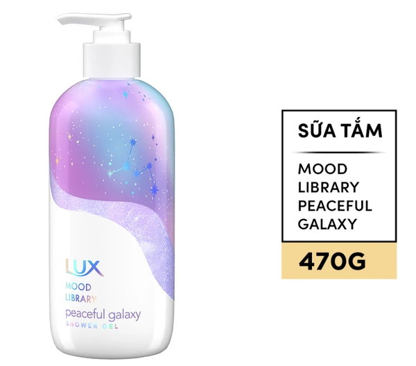  Sữa tắm Lux Mood Library Peaceful Galaxy 470g 