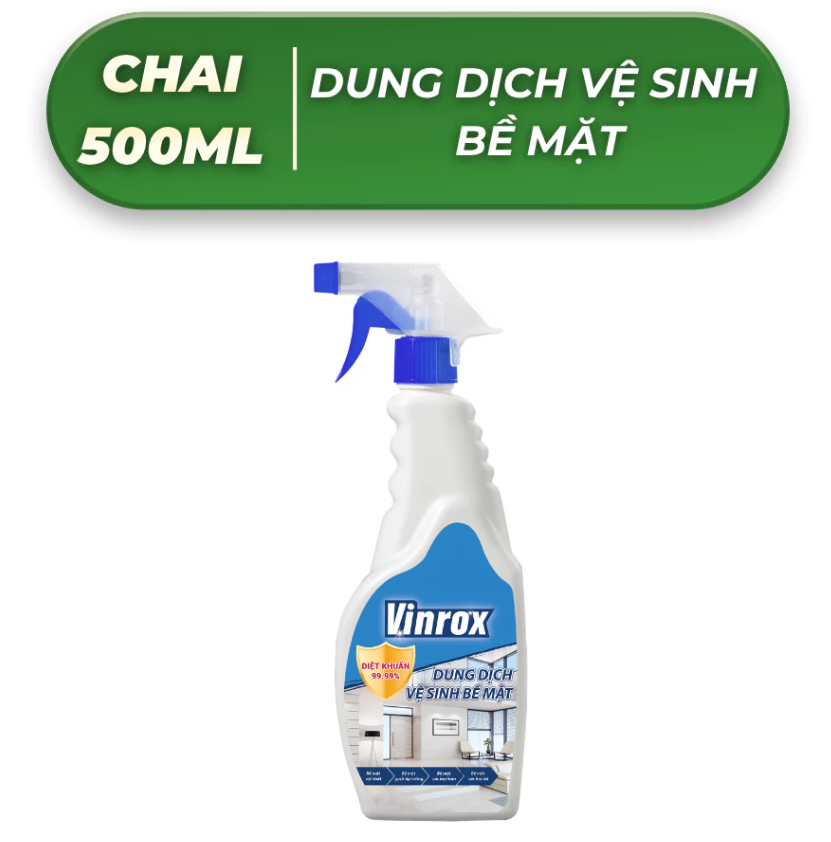  Dung Dịch Xịt Diệt Khuẩn 500ml Hương Chanh Sả – Vệ Sinh Bề Mặt Hiệu Quả, Khử Mùi, Lưu Hương Thơm Mát 