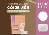  Khăn Nén Cao Cấp Luck Lady Nhỏ Gọn Mang Đi Du Lịch, Công Tác Tiện Lợi Gói 10, 25 Viên 