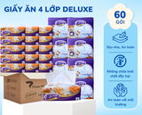  Giấy Rút Đa Năng Elene Deluxe 4 Lớp - size S, Cao Cấp, Mềm Mịn, An Toàn 
