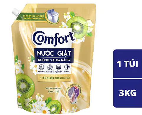 Nước Giặt Comfort Thiên Nhiên Thanh Khiết 3 Kg 