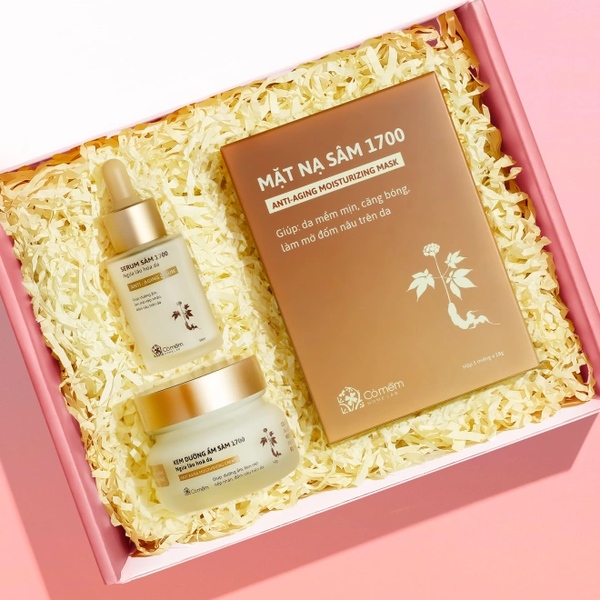  [SET QUÀ TẶNG] Combo 2 Bước Chuyên Sâu Sâm 1700 Cấp Ẩm Ngừa Lão Hoá 