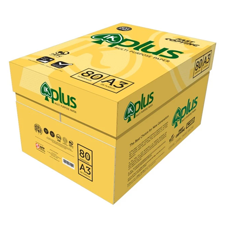  Thùng giấy IK PLUS A3 80gsm - Giấy photo, giấy in văn phong, giấy vẽ 