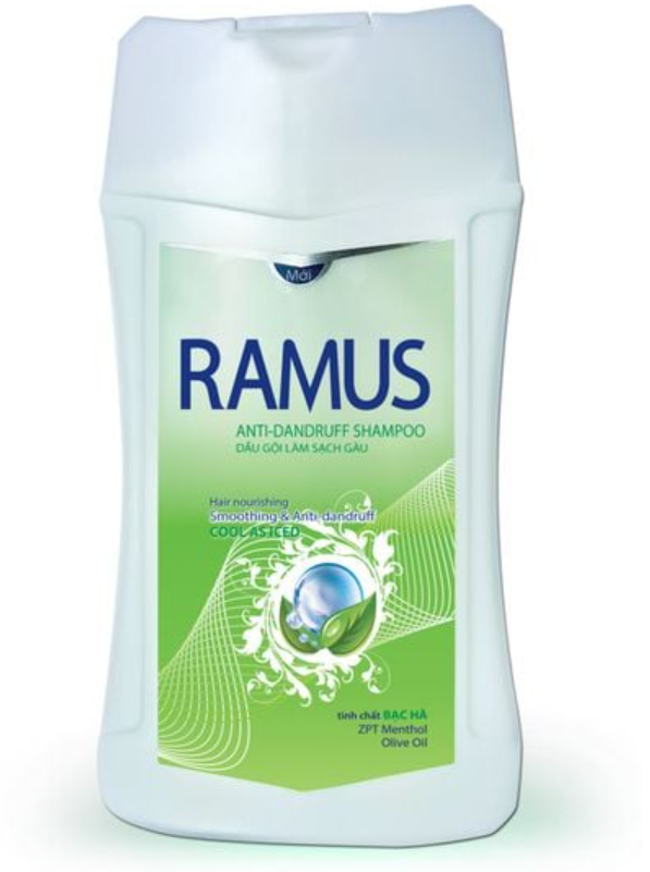  Dầu gội Ramus bạc hà Menthol mát lạnh 190ml 