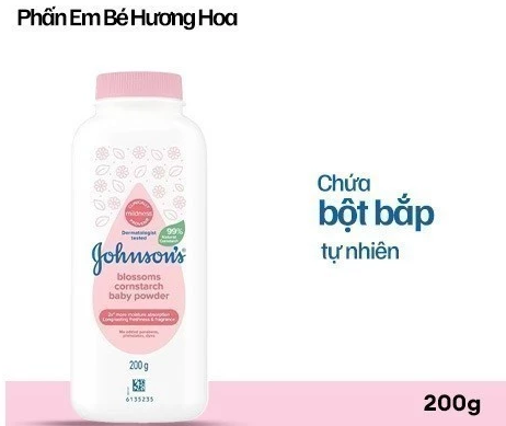  Phấn Johnson's Baby Blossoms Cornstarch Baby Powder 200g 