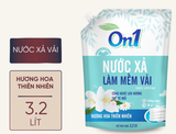  Nước xả vải ON1 hương hoa thiên nhiên nhiều dung tích 1,8L- 2.2L-3.2L - xả quần áo lưu hương trên từng sợi vải 