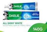  Kem Đánh Răng Darlie Trắng Sáng All Shiny White Whitening Ngừa Mảng Bám và Trắng Răng 140g 