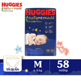  Tã quần Huggies Naturemade ban đêm M58/L44/XL38/XXL26 