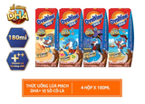  Thức uống lúa mạch hương vị sô-cô-la Ovaltine DHA+ (180ml x 4) 
