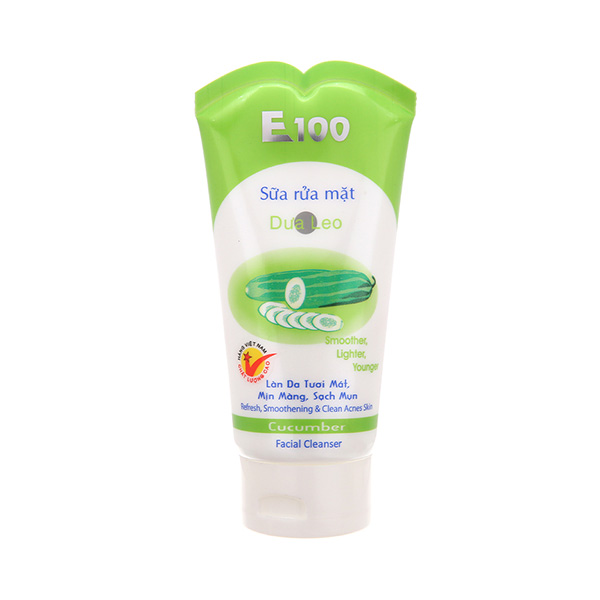 Sữa Rửa Mặt E100 – Tinh Chất Dưa Leo 50-80 ml 