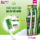  Bàn chải răng ngăn ngừa vi khuẩn Perioe Bamboo Salt Antiplague - Siêu mềm mịn 