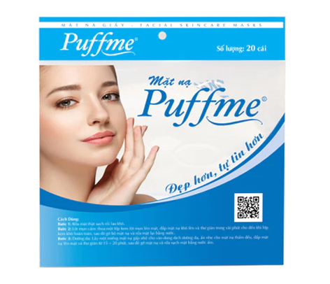  Bao Mặt Nạ Khô PUFFME, 20 Cái/Bao 