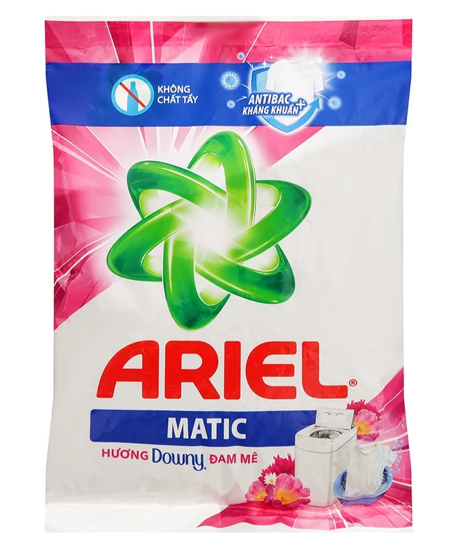  Bột giặt Ariel Matic hương Downy đam mê 620g 
