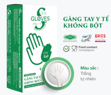  Găng tay y tế Sgloves Latex KHÔNG BỘT 5.0g 100 chiếc/hộp 