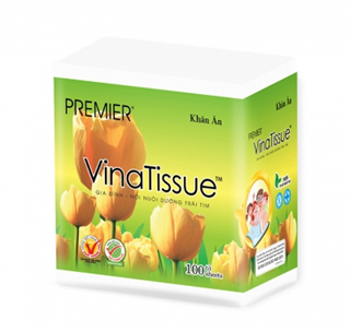  Khăn ăn PREMIER VinaTissue 100 tờ 