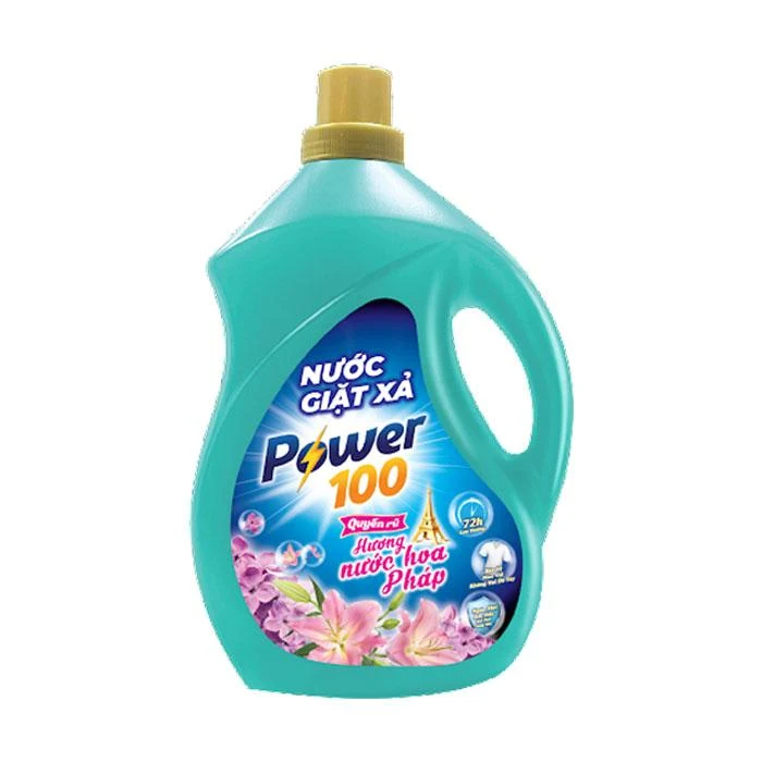 Nước giặt xả Power 100 hương nước hoa Pháp 3.4 kg 