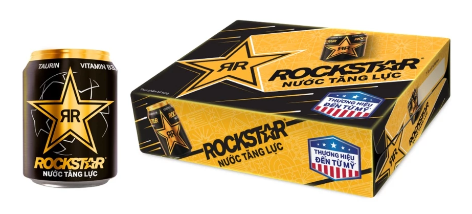  Nước Tăng Lực Rockstar 250ml/lon 