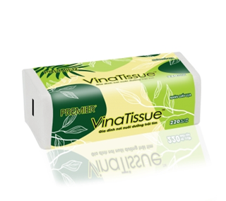 Khăn giấy lụa PREMIER VinaTissue 220 tờ 