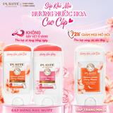  Sáp Khử Mùi Purité Hương Nước Hoa Cao Cấp Dưỡng Sáng Hoa Anh Đào / Hoa Hồng 70G (Sáp Hồng / Sáp Trắng) 