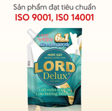  Nước Giặt Xả LORD Delux Hương Nước Hoa Đậm Đặc Sạch Khuẩn Lưu Hương Thơm Cực Lâu 72H An Toàn Cho Da Túi 3 kg 