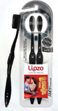  Bộ Đôi Bàn Chải Lipzo Ruby Charcoal Lông Siêu Mềm, Than Hoạt Tính, Răng Nhạy Cảm 