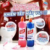  Tẩy toilet/bồn cầu Gift 900ml tiết kiệm tẩy rửa siêu sạch nhà tắm toilet bồn cầu đa năng không mùi 