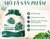  Khăn mặt khô đa năng Lamy túi rút 80 khăn không mùi mềm dai thấm hút tốt 