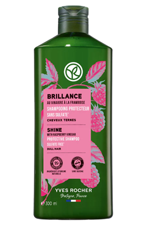  Dầu gội giữ màu tóc nhuộm và giúp tóc bóng mượt Yves Rocher Shine Protective Shampoo 300ml 
