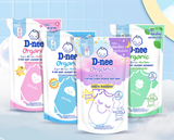  Nước giặt D-nee cho trẻ sơ sinh, mềm dịu, thơm nhẹ, không hư hại quần áo - Túi 530ml - 4 Hương thơm 