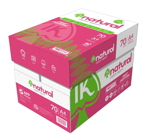  Thùng Giấy A4 IK Natural 70gsm (5 reams) 