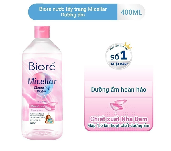  Biore Nước Tẩy Trang Hoàn Hảo Dưỡng Ẩm Make Up Remover Perfect Cleansing Water 400ml 