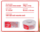  Giấy vệ sinh cuộn lớn công nghiệp Silkwell 700g 2 lớp mềm mịn chính hãng 