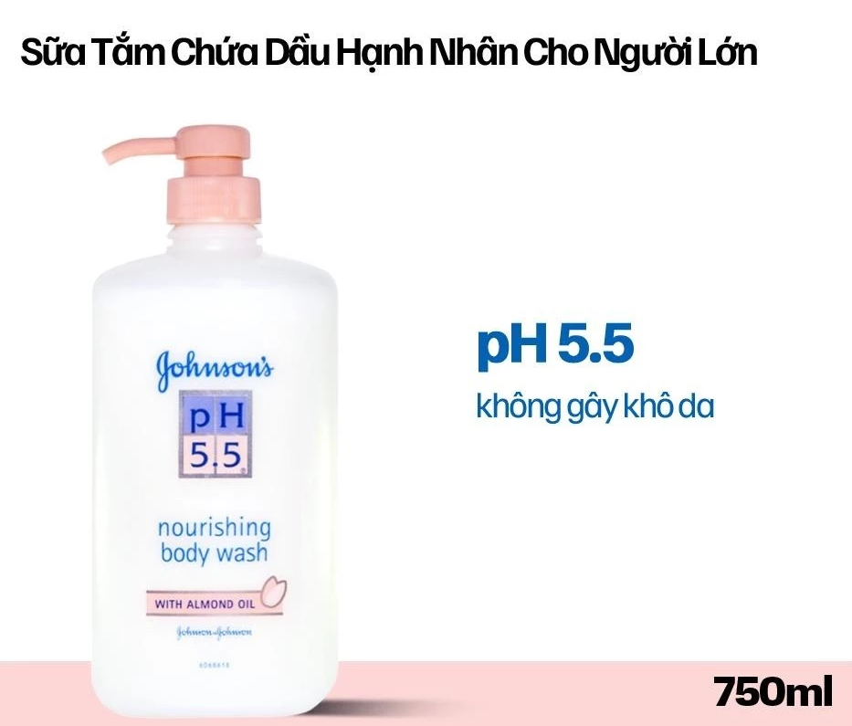  Sữa tắm Johnson's Adult dành cho người lớn 750ml 