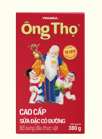  Sữa đặc Ông Thọ Nhãn đỏ Hộp 380g 