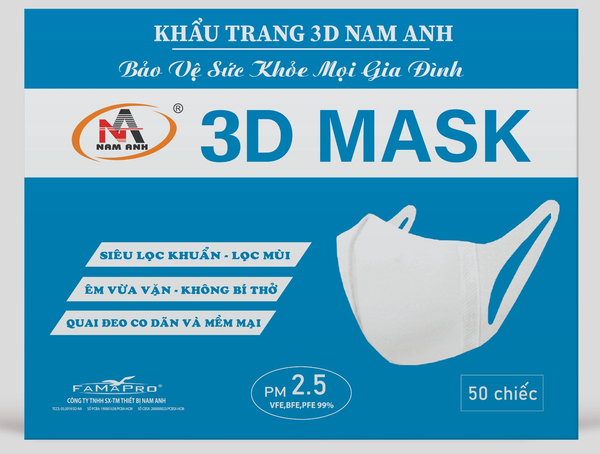  Khẩu trang 3D Mask Famapro 