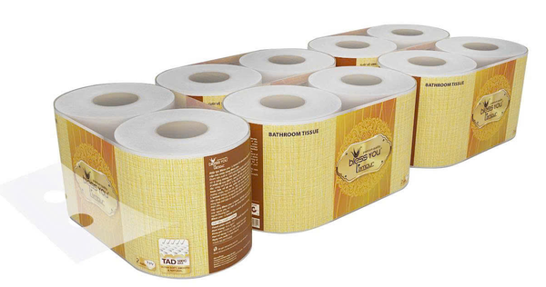  Giấy cuộn vệ sinh Bless You Lamour 3 lớp (lốc 10 cuộn) 